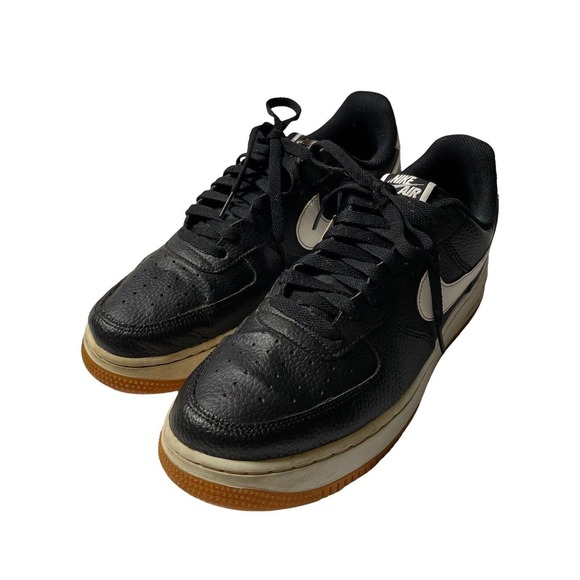 Nike Air Force 1 \'07 Black‎ White Gum CI0057-002 Mens Size 10 Rare AF1